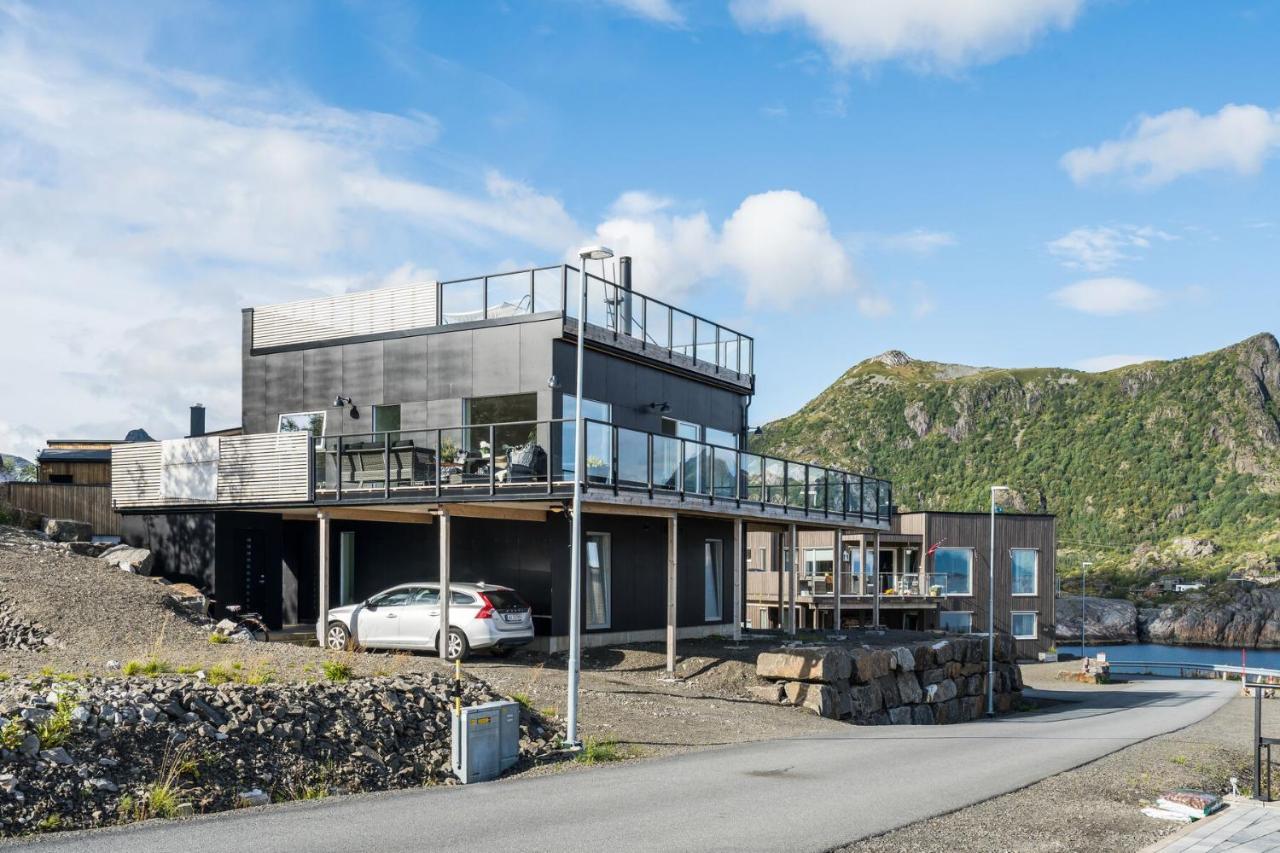 Nydelig Moderne Villa Med Fantastisk Beliggenhet. Kabelvåg Zewnętrze zdjęcie